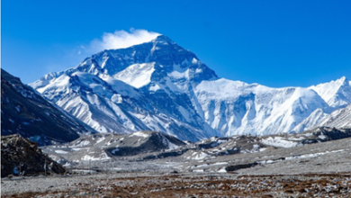 Mount Everest is Earth's highest mountain above sea level.