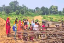 Accident during construction of railway line in Chatra