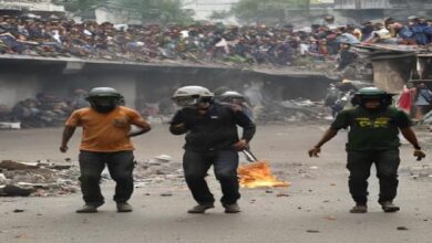 55 people died in violent clashes in Bangladesh indefinite curfew imposed