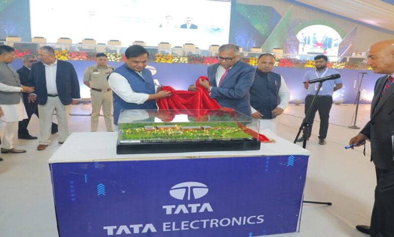 Bhoomi pujan of Tata Semiconductor Plant took place in Jagiroad.