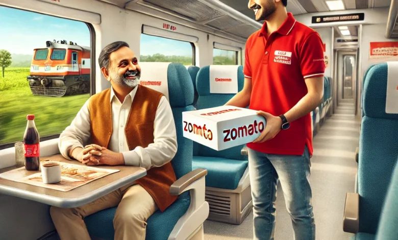 With the partnership of ZOMATO and IRCTC, food will now reach the seat in the train.