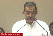 Rajya Sabha Chairman Jagdeep Dhankhar administered oath to Upendra Kushwaha.