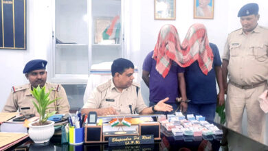 Sudamdih police recovered illegal lottery worth lakhs from Gaurkhutti colony, arrested two