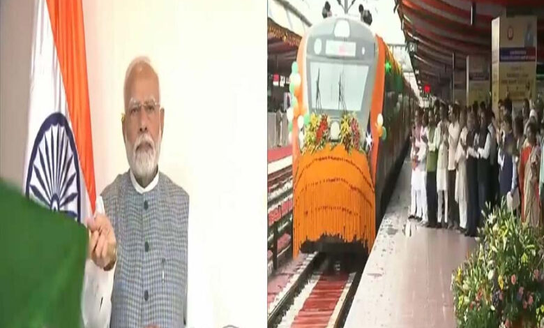 Prime Minister Modi Flags Off 6 'Vande Bharat' Trains Virtually from Ranchi