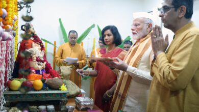 Chief Justice D.Y. Prime Minister Narendra Modi participated in Ganesh Puja at Chandrachud's residence.