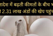 A consignment of 2.31 lakh eggs arrived from India amid rising prices in Bangladesh.