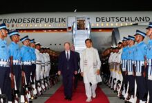 German Chancellor Olaf Scholz arrives in New Delhi, will participate in the 7th Inter-Governmental Consultations and Asia-Pacific Trade Conference