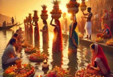 Chhath, the great festival of folk faith, concluded with Arghya to the rising Lord Bhaskar.