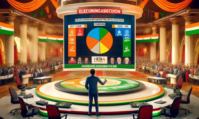 Jharkhand Assembly Elections: Clear picture from exit poll, close contest between NDA and INDI