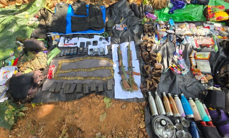 Major action against Naxalites in Jharkhand, two killed, weapons recovered