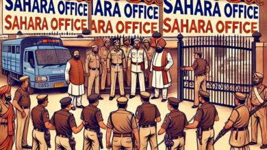 On the orders of DGP, Maithon police sealed Sahara office.