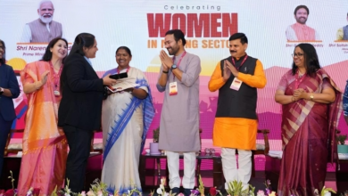 Tripti Maurya, BCCL's first woman miner, was honored by the Coal Minister